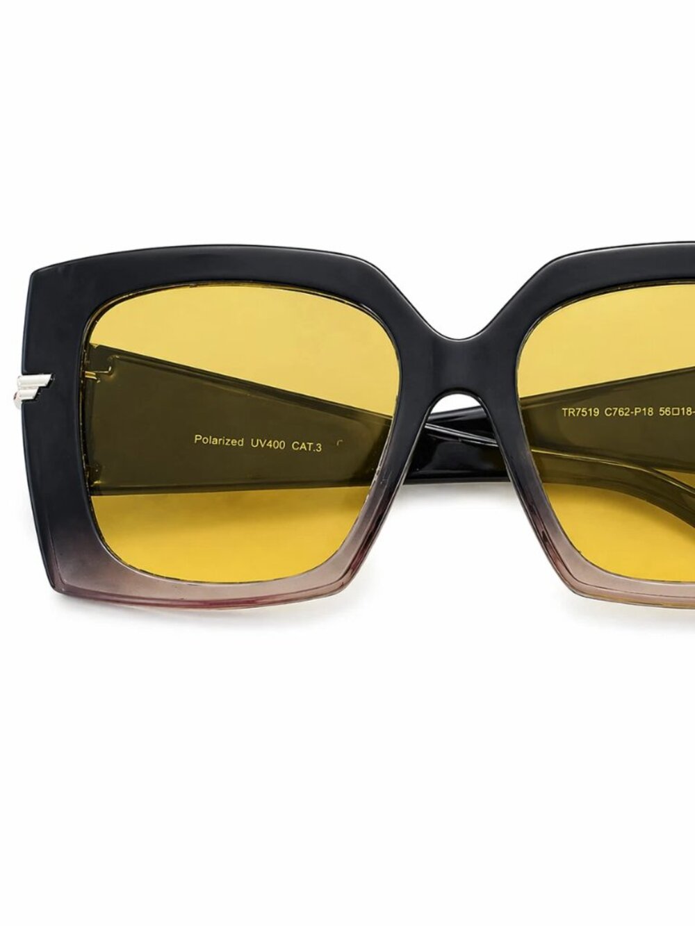 Oversized Sunglasses Womens Fashion Polarized Shades Sunglasses TR7519 56-18-145